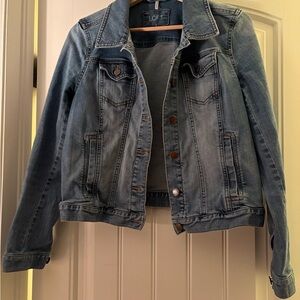 LOFT Classic Light Blue Jean Jacket